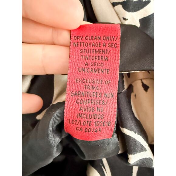 JS Collections | Black & Cream Cocktail Party Jacket | Sz 10 - Picture 9 of 11